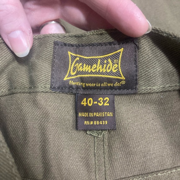 Brown/tan Gamehide Hunting Jean 40x32 - Picture 4 of 6